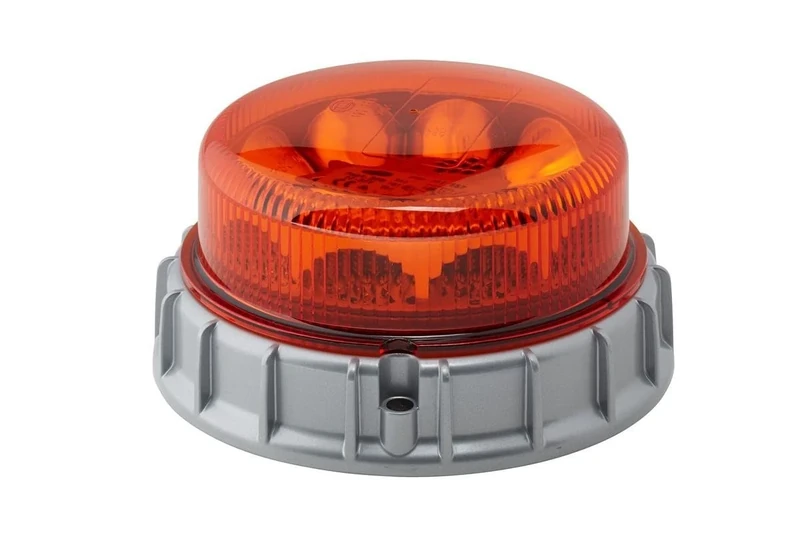 HELLA 2XD 011 557-101 LED-Strobe-type Beacon - K-LED 2.0 F - 12/24V - Amber - Screw Connection/mounting - Cable: 1450mm - Plug: open cable ends