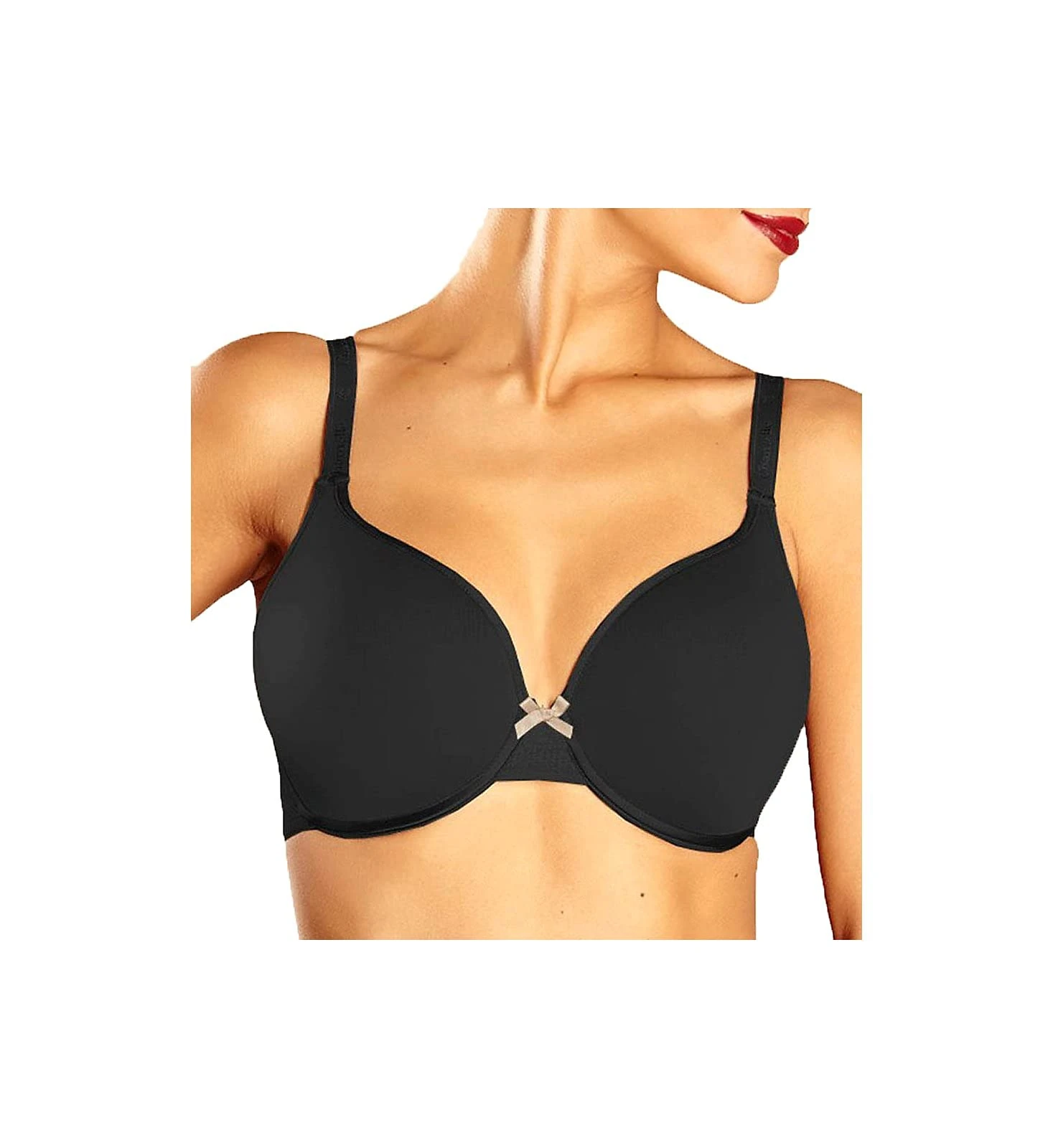 Chantelle Women's C Ideal Back Smoothing Bra Minimizer, Black, 30D