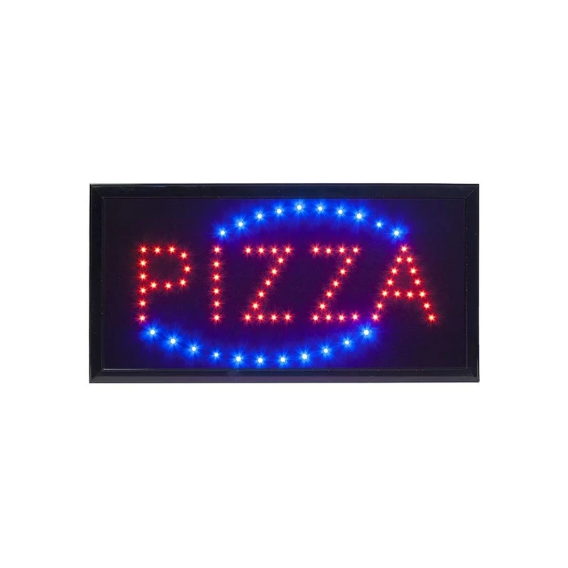 Securit 74545 Pizza Light Sign, Multi-Colour, 127 x 25 x 3 cm