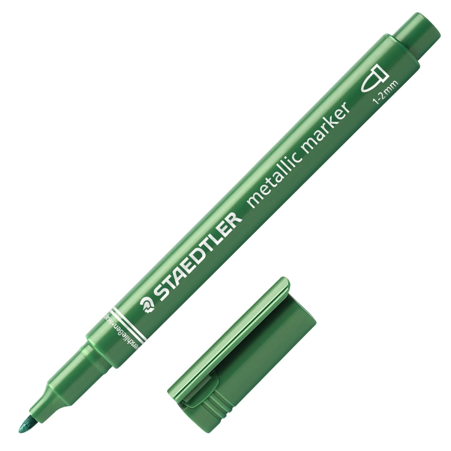 Staedtler Metallic Marker - Green (Pack of 10)