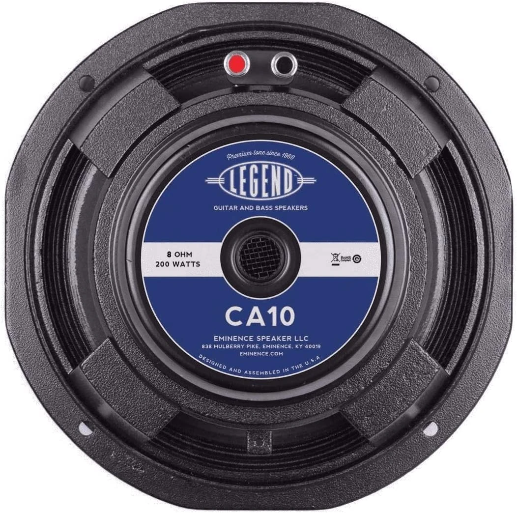 Eminence LEGEND CA10-8 10" Bass Guitar Speaker, 200 Watts at 8 Ohms