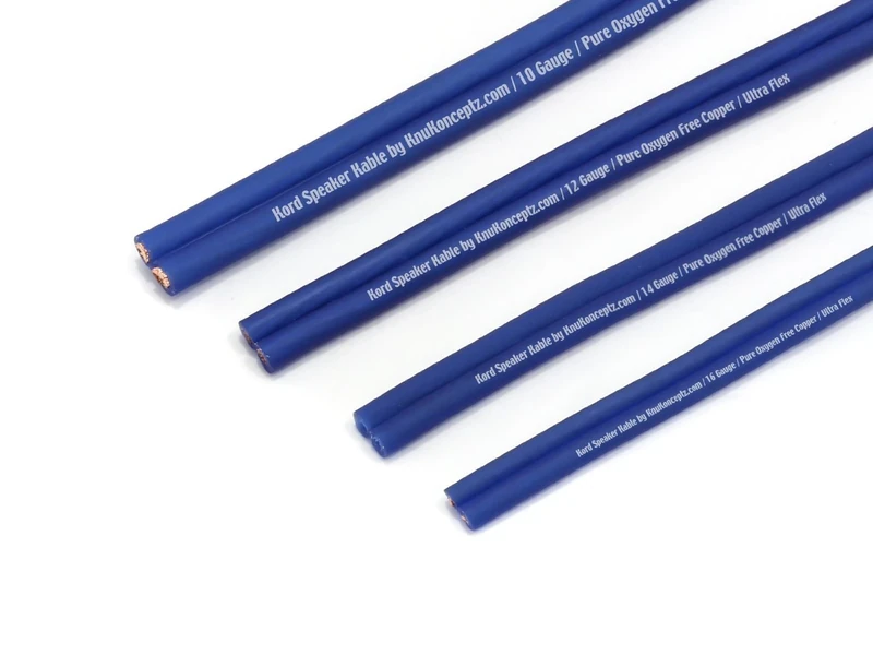 KnuKonceptz Kord Kable 14 Gauge Copper Speaker Wire Cable - 100 Feet