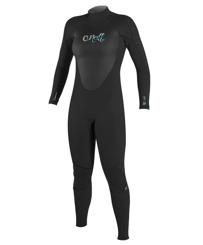 O'Neill Wetsuits Women's 5/4 O Neill Women s Epic Full Wetsuit Black Size US16 1 25 mm, Black, 18 UK