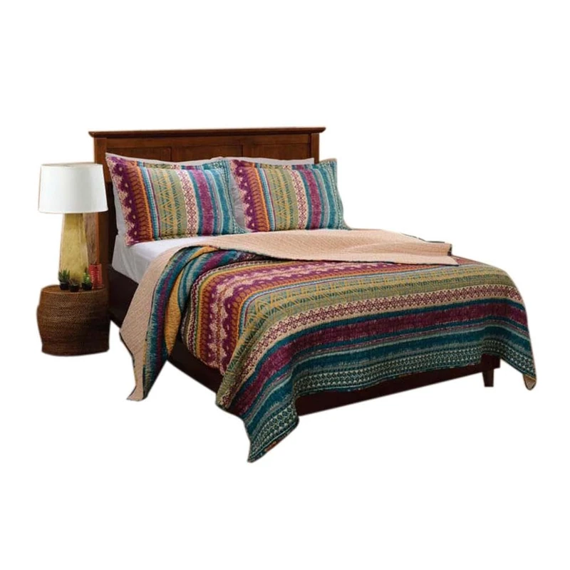 Greenland Home 3-Piece Southwest Quilt Set, King
