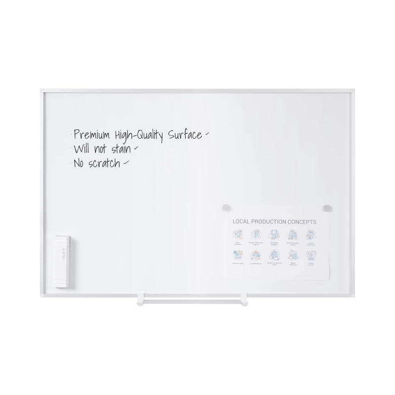 Bi-Silque CR0601830 New Generation Maya Whiteboard Aluminium Frame