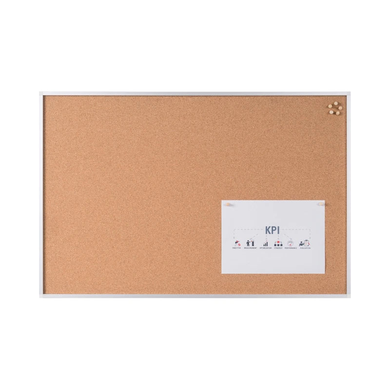 Bi-Silque CA021830 New Generation Aluminium Frame Cork Board