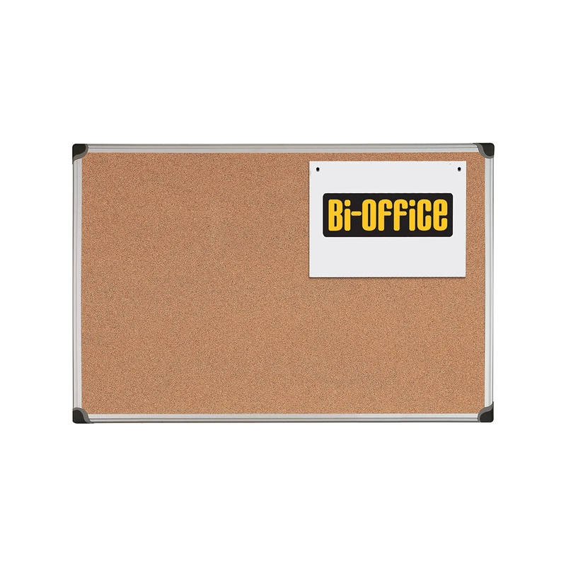 Bi-Silque CA051178 New Generation W Series Aluminium Frame Cork Board
