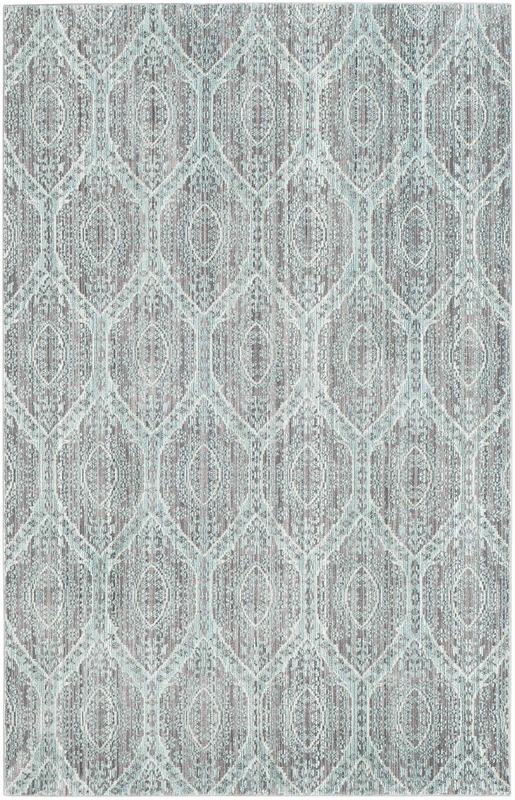 Safavieh Craft Art-Inspired Indoor Woven Rectangle Area Rug, Valencia Collection, VAL206, in Mauve / Alpine, 122 X 183 cm for Living Room, Bedroom or Any Indoor Space