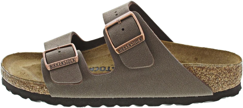 Birkenstock Men's Arizona Mocca, Birkibuc Slippers, 3.5 UK - Image 1
