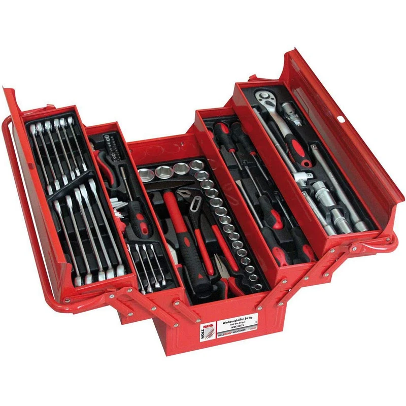 Holzmann Maschinen WZK86CrV Tool Box Red