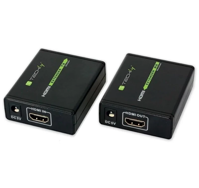 TECHly IDATA EXT-E70 HDMI Extender, Black, único