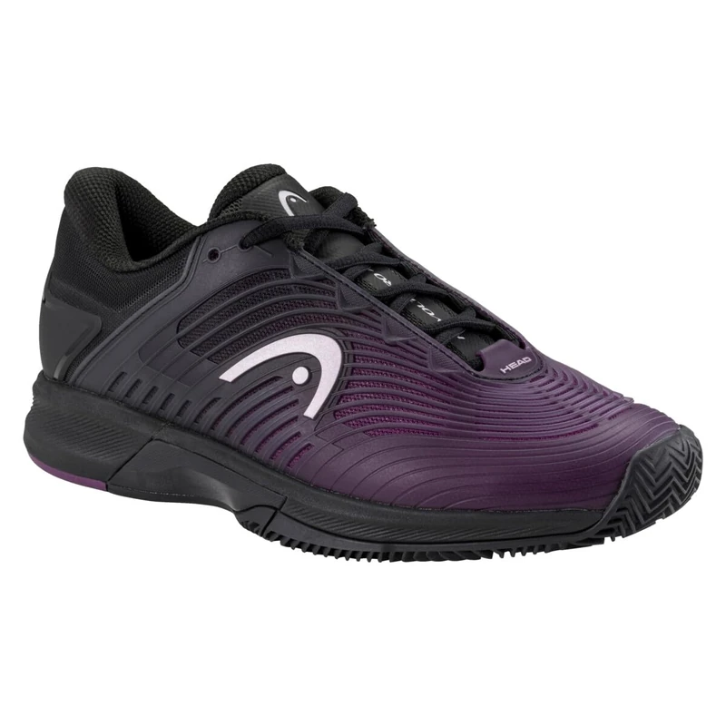 HEAD Women's Revolt Pro 4.5 Clay Women's Tennis Shoes, Black/Plum, EU 42