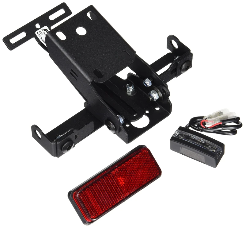 Puig 7102N License Plate for Kawasaki Z1000 2014-2015, Black