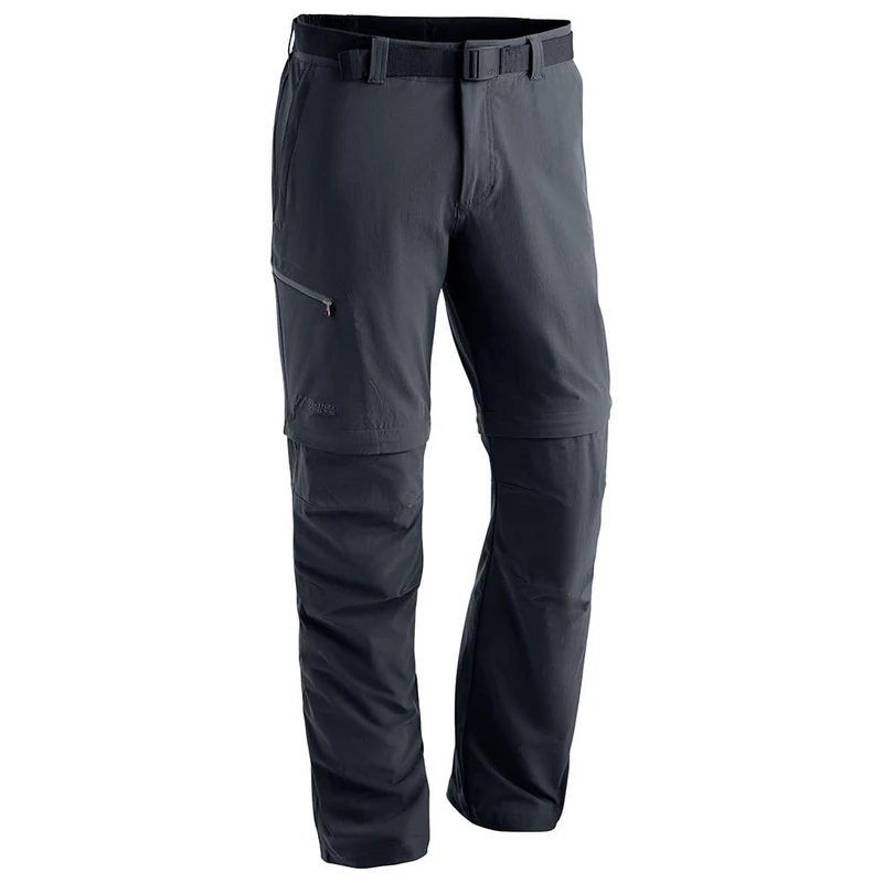 maier sports Tajo 2, Men's Hiking Trousers, Water-Repellent Outdoor Trousers for Trekking and Hiking, Handy Zip-Off Function, PFC-Free, mSTRETCH pro 4 & dryprotec Black