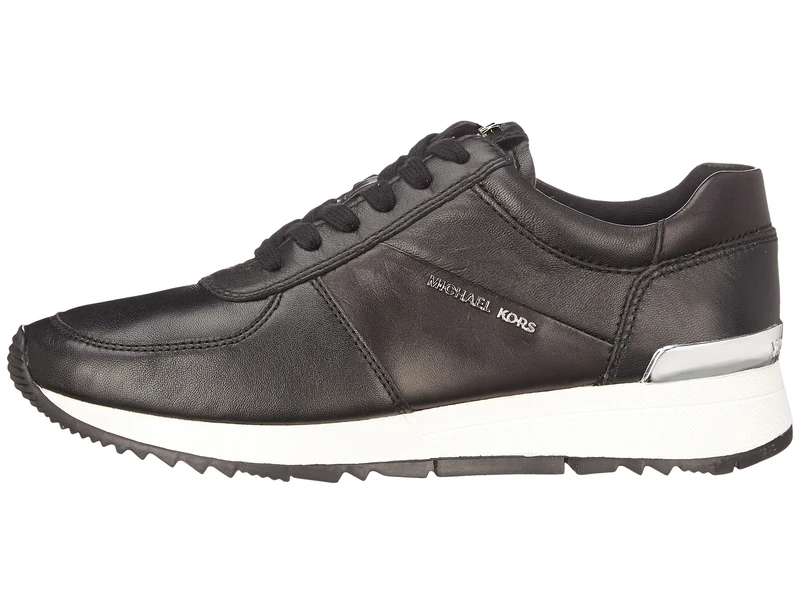 Michael Kors Women's Allie Trainer Sneaker, Black, 3.5 UK