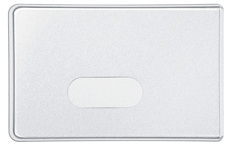 VELOFLEX 100 Credit Card Sleeves 90 x 58 mm Thick Matte Hard Film with Thumb Slot 3317100