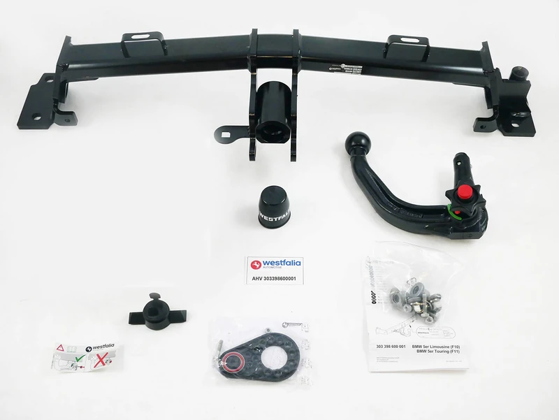 Westfalia Detachable Towbar for BMW 5 Series Touring (F11) (09/2010-01/2017), BMW 5 Series Saloon (F10) (03/2010-01/2017)