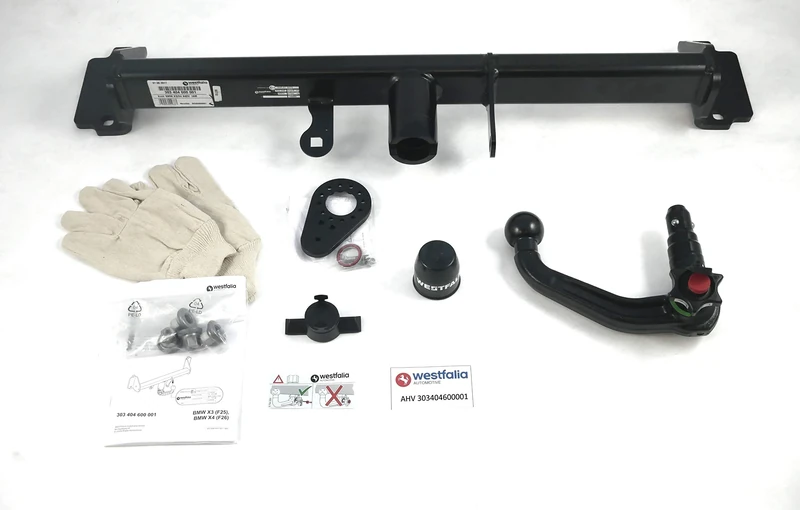 Westfalia Detachable Towbar for BMW X3 (F25) (M11/2010-06/2017) and BMW X4 (F26) (06/2014-04/2018)