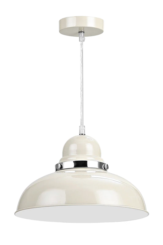 Premier Housewares Vermont Clay Pendant Light - 115 x 30 cm