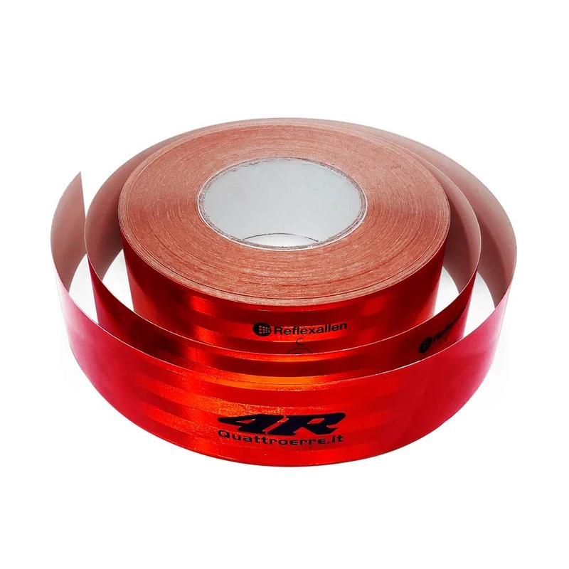 UN-ECE 104 Refractive Roll Approved, Red, 55 mm x 50 cm