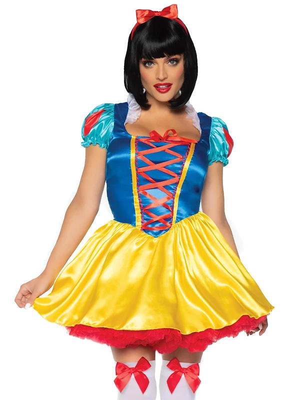 Leg Avenue 8551606101 Fairytale Snow White Disney Adult Sized Costumes, Solid, Multicoloured, M/L