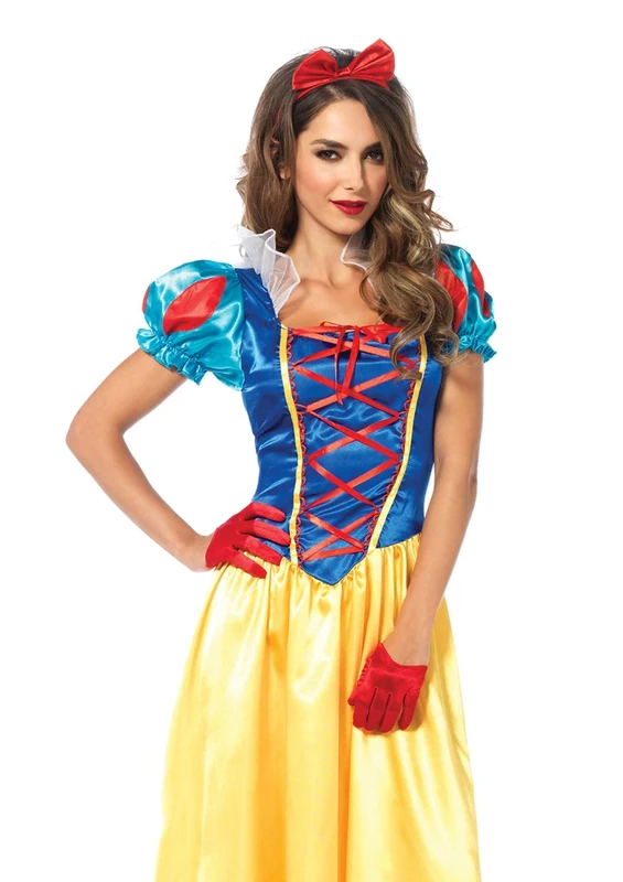 Leg Avenue Classic Snow White Costume (Small, Multi-Colour)