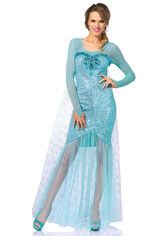 Leg Avenue Fantasy Snow Queen Costume (Medium, Aqua)