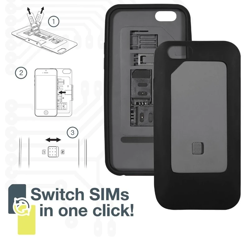 Thumbs Up IP6DUCAS Case Cover for iPhone 6-Black - Image 1