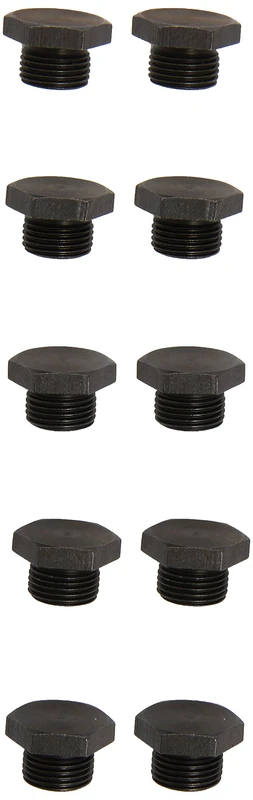 KS Tools Oil Drain Plug, External Hexagonal 25 mm, M18 x 1.5 x 11 mm, Pack of 10