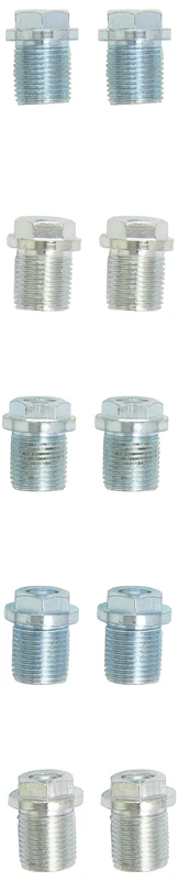 KS Tools Oil Drain Plug, AUSSEN6KANT 17 mm, M18x 1,5x18 mm, 430.1211 (Pack of 10