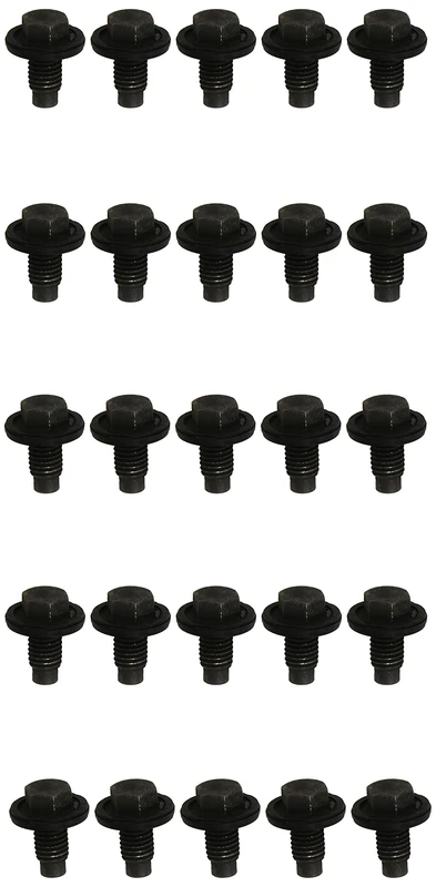 Oil Drain Plug Hexagonal 15 mm M12 x 1.75 x 21 mm Pack of 25