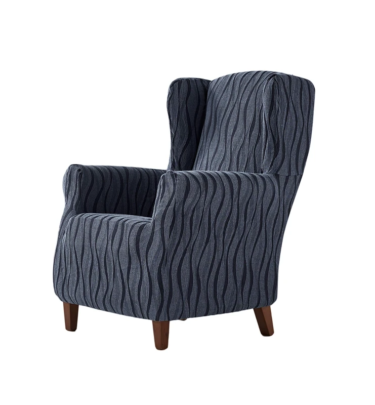 Zebra Fabric 24952 Ohrensessel Elastic Andromeda Blue - Image 1
