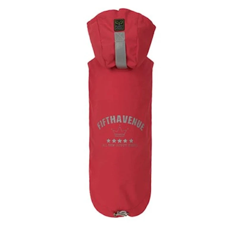 Puppy Angel Multi Protect Raincoat, 5X-Large, Red