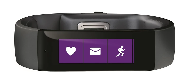 Microsoft Fitness and Activity Tracker Wrist Band - Small, Black - Image 1