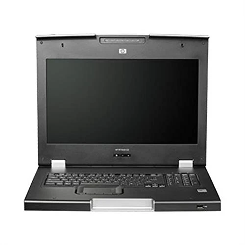 HP E LCD8500 - KVM console - USB - 18.51" (18.51" viewable) - rack-mountable - 1600 x 1200-187 cd/m² - 700:1-16 ms - silver - 1U - for ProLiant DL20 Gen9, DL360p Gen8, DL3800. Gen9, DL580 Gen9