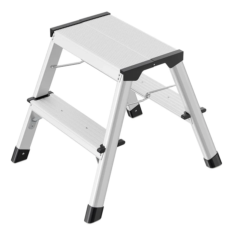 Hailo 4442-701 L90 Aluminium Double-Sided 2-Tread Steps