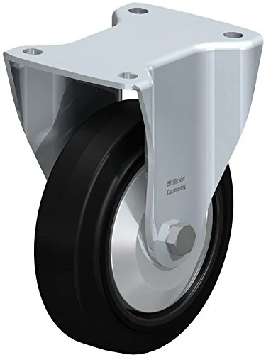 Blickle BH-POEV 160XKA-FA Fixed Caster, 6.3" Wheel Diameter, 880 lb. Load Capacity