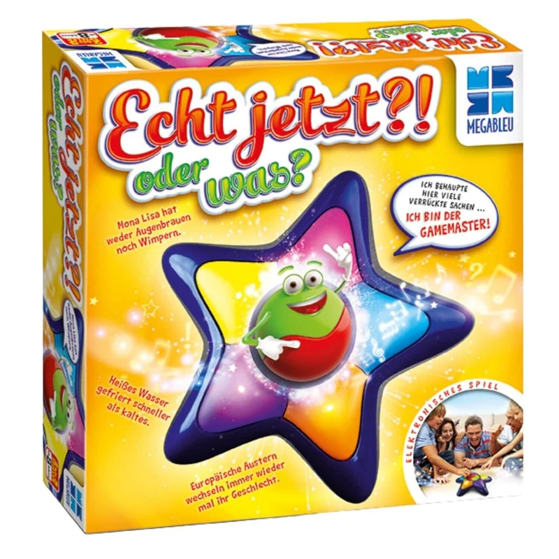 Megableu 678466 Echt jetzt oder was Board Game Board Game from 8 Years IQ Thinking Game for Children and Adults with 1000 Questions 2 to 5 Players - Image 1