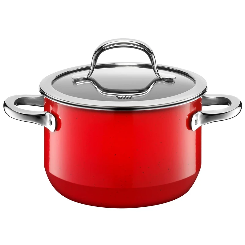 Silit "Passion High Casserole with Lid, Red, 16 cm