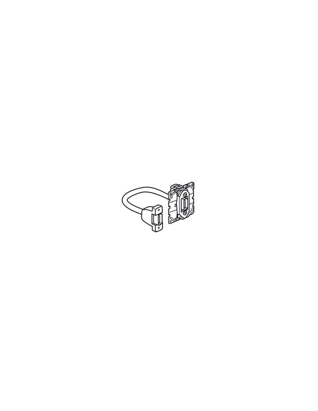 LEGRAND - Prise audio/vidéo HDMI type A pre-connectorisée LEGRAND CELIANE 067377 - LEG-067377 - Image 1