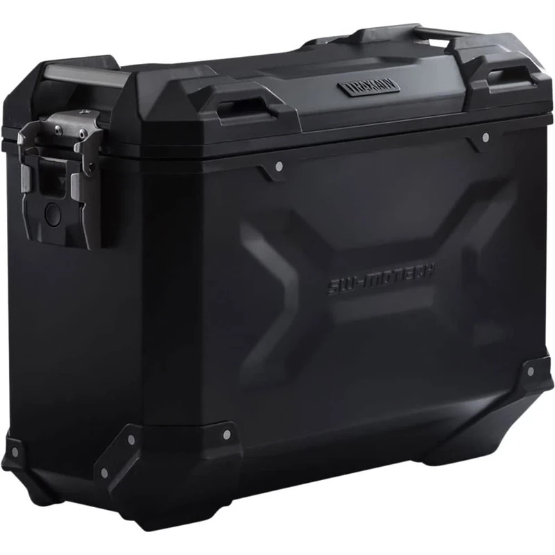 Trax ADV M SW-MOTECH Side Case. Aluminum. 37 L. Left. Black