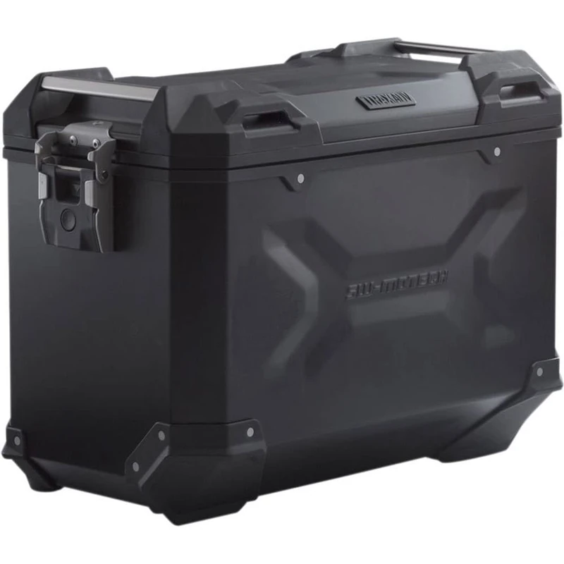 SW-Motech TRAX ADVENTURE 45-Liter ALU-BOX Sidecase - Left Powder Coated Black
