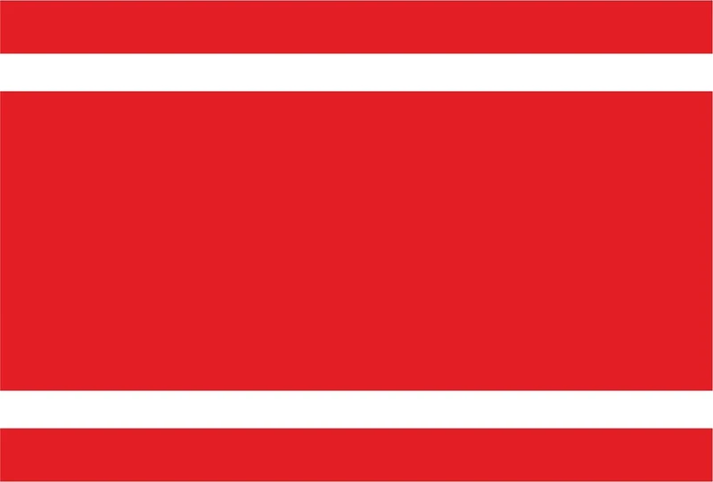 Racing Triple Maxi Stripes, Red, 20 cm x 5 Mt