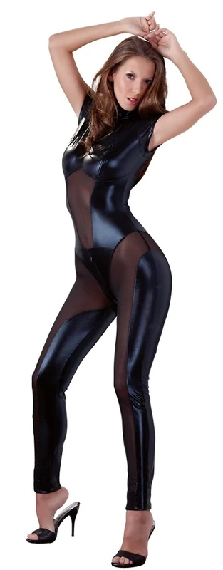 Overall Kiara Black, Size M, Body Stockings - Sensual XXX