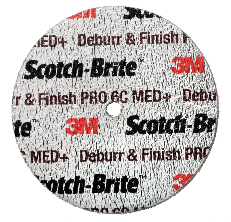 Scotch-Brite Deburr and Finish PRO Unitized Wheel DP-UW, 50 mm x 6.35 mm x 6.35 mm, MED