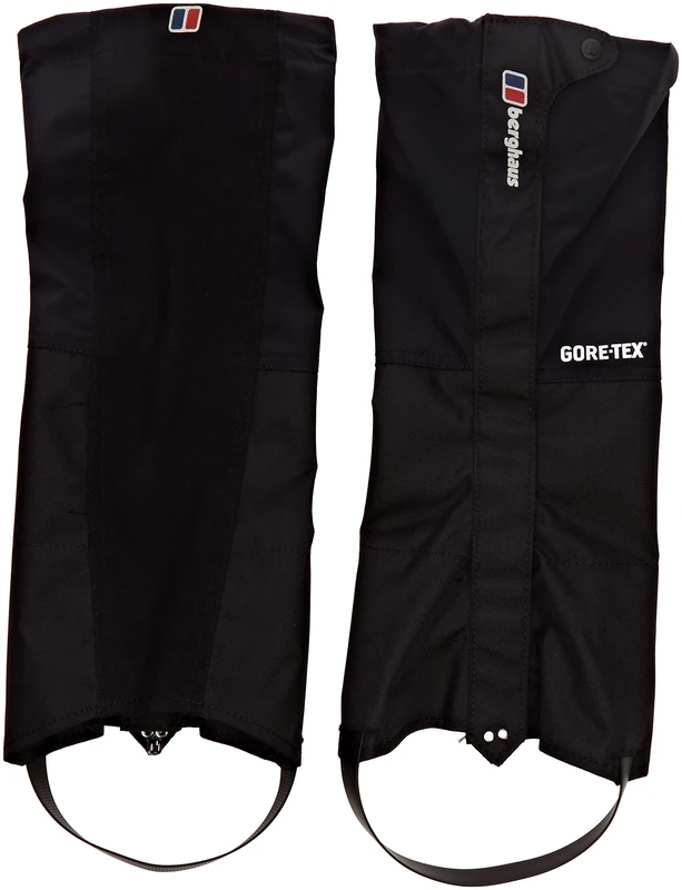Berghaus Unisex Gore-Tex II Gaiter | Waterproof | Quick Fit | Reflective Trim, Black, L/XL R