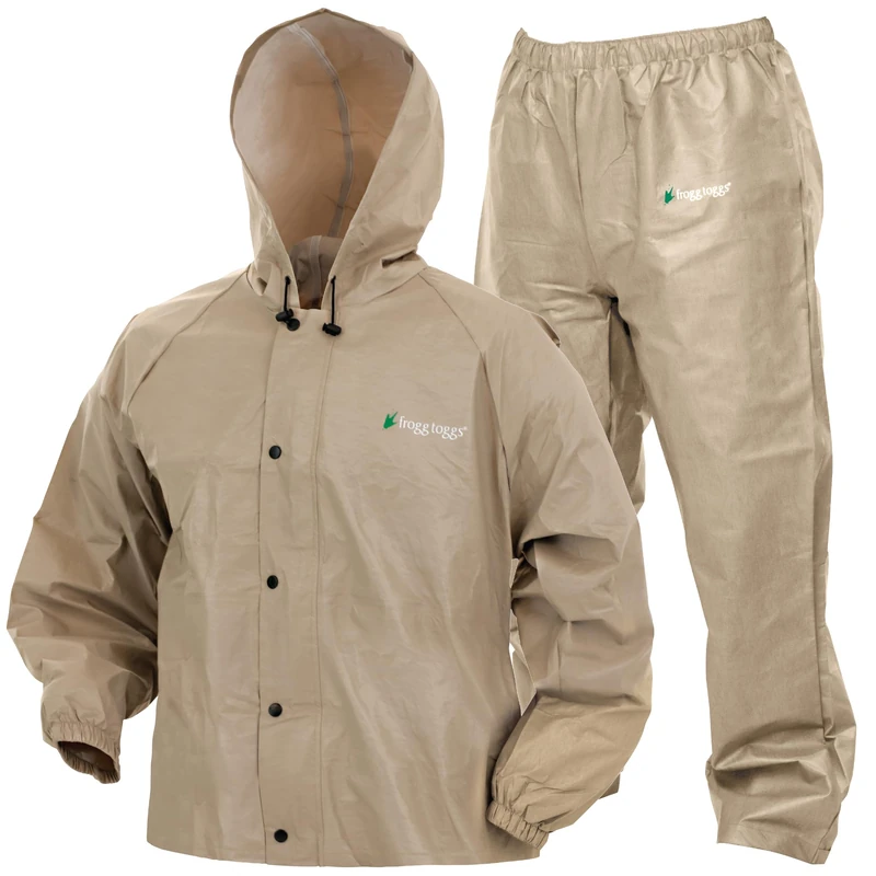 FROGG TOGGS Men's Pro Lite Rain Suit, Waterproof, Breathable, Dependable Wet Weather Protection