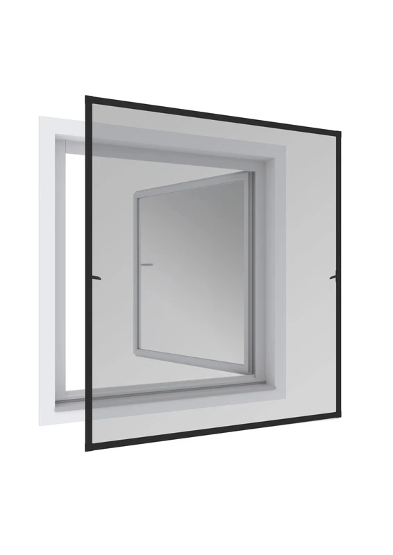 Windhager Fly Screen Expert Window Blind, grey, 03996