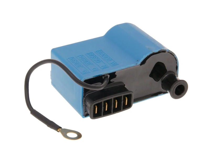 CDI Ignition Box with Coil for Piaggio Ape 50, Vespa Cosa, ET3, P, PK, PX 50, 125, 200