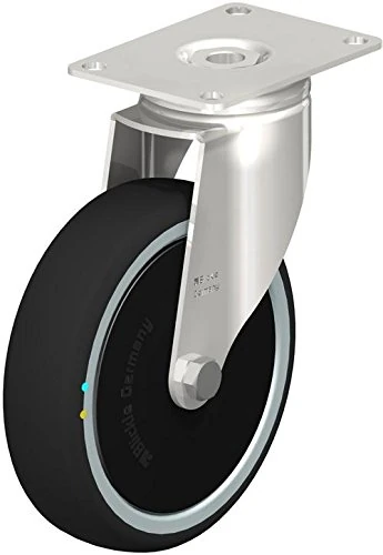 Blickle LKPXA-PATH 126KD-26-ELS-FK Swivel Caster, 4.92" Wheel Diameter, 264 lb. Load Capacity